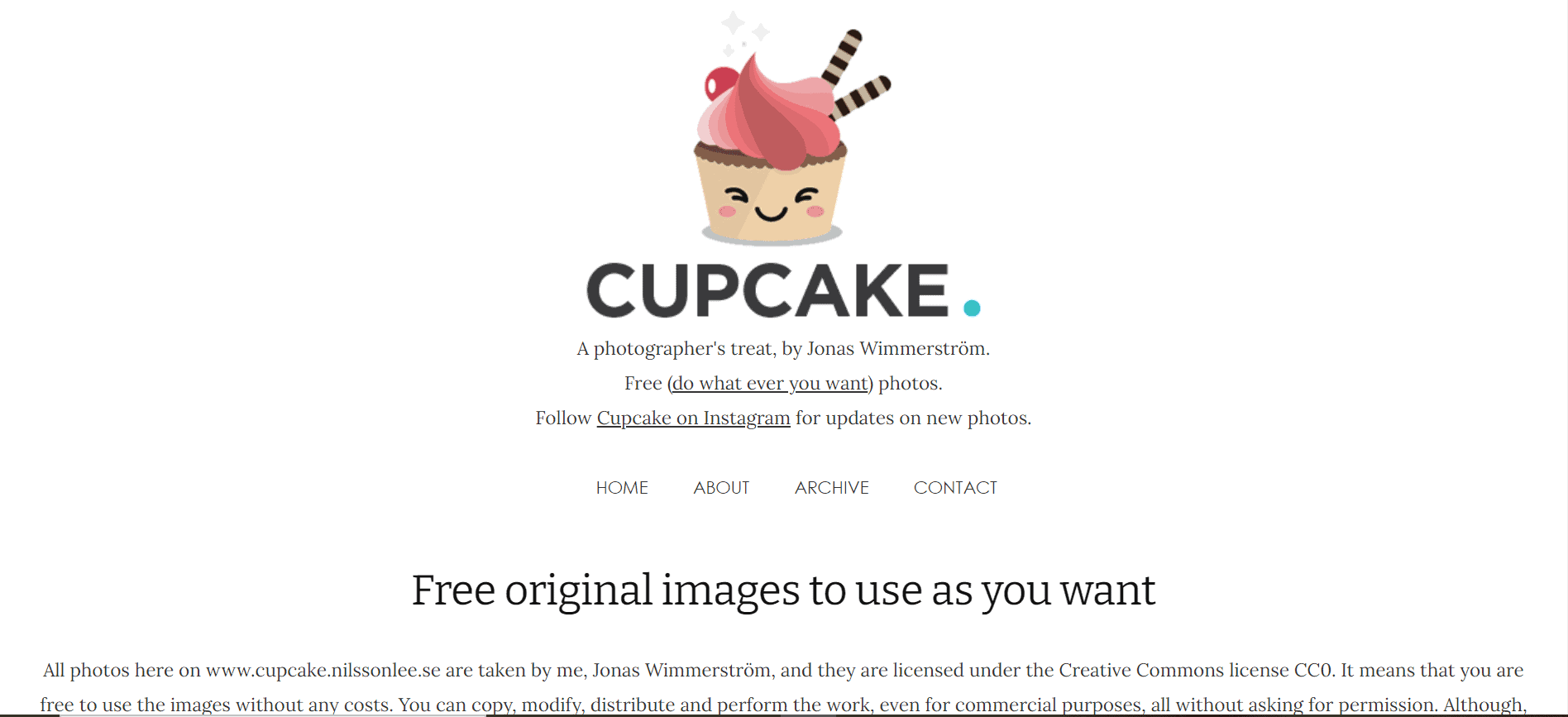 Cupcake royalty free image library
