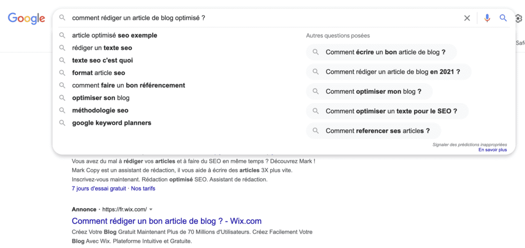 how to write a blog post optimized for seo?