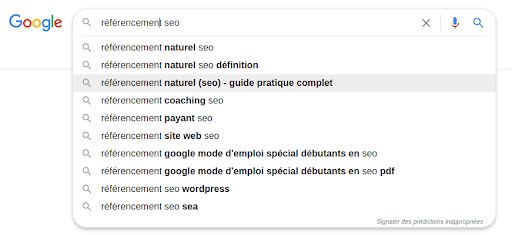 search google seo referencement