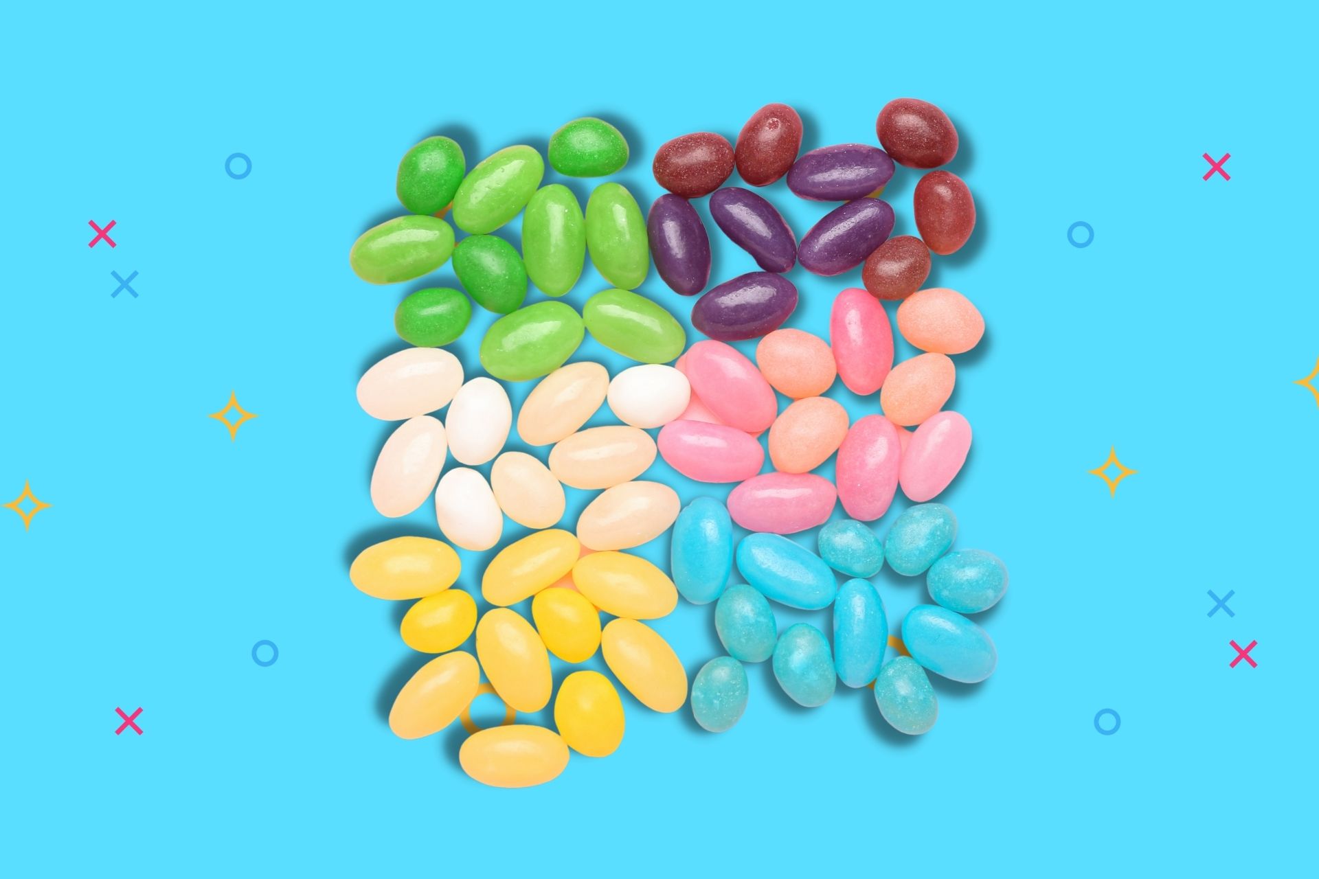 Friandise de couleur illustrant la psychologie des couleurs dans le marketing 