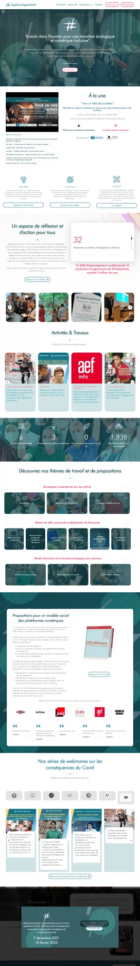screencapture leplusimportant org 2022 04 14 11 33 42 Latest projects 2025