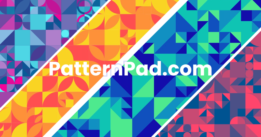 PatternPad offers unlimited unique pattern designs that match your style.