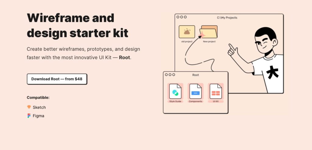 Design better wireframes and products with an exceptional design foundation.
