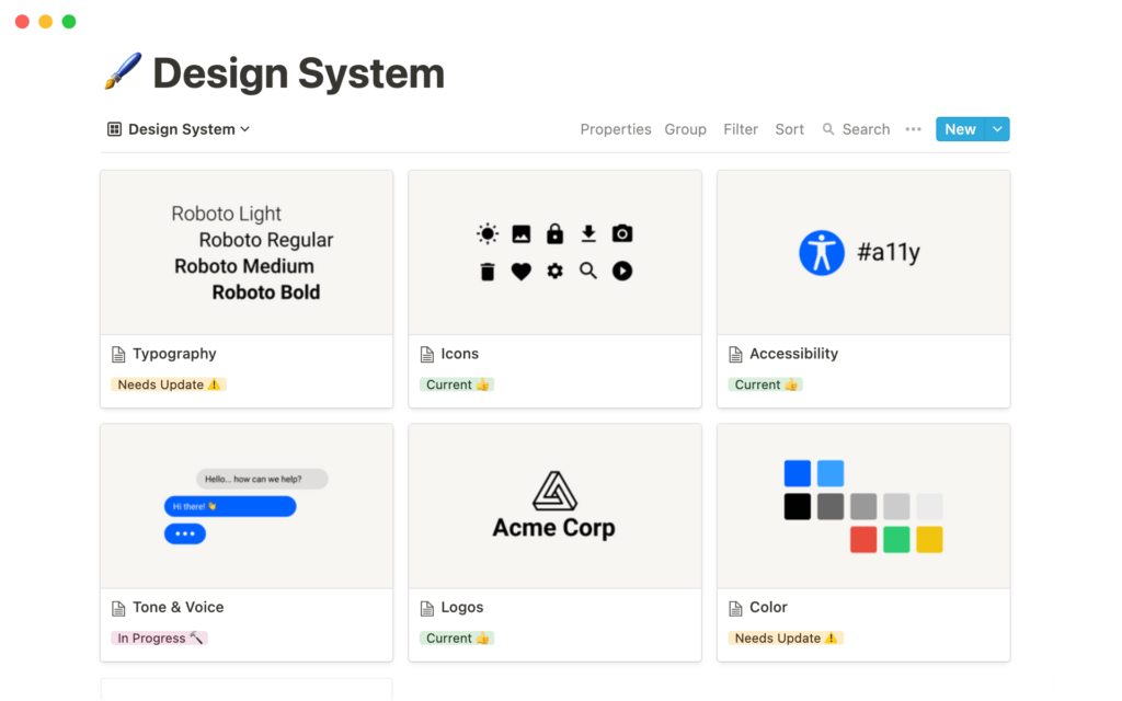 it allows you to create pages and databases to manage all kinds of content