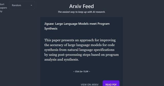 Arxiv Feed