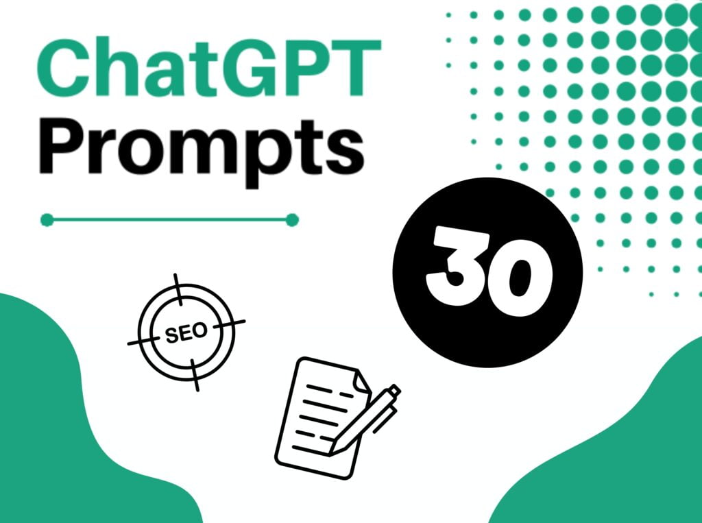 Cover photo for article 30 Prompts ChatGPT