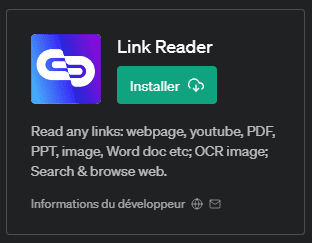 Link Reader ChatGPT