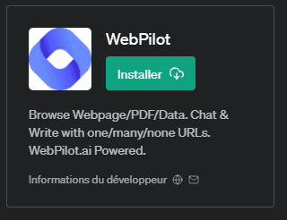 WebPilot ChatGPT