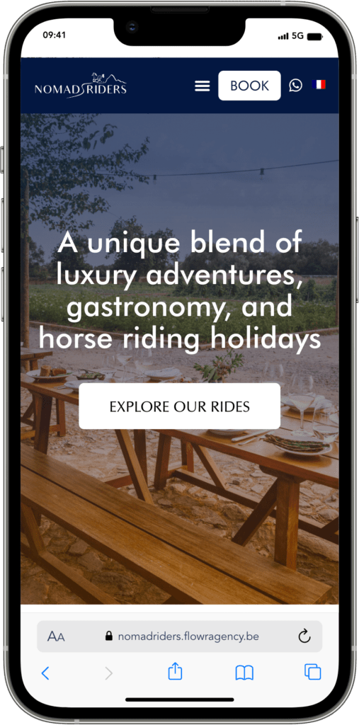 Mockup mobile Nomad Riders