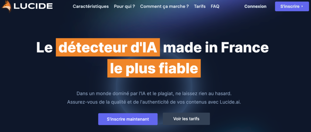 Overview of the Lucide.IA tool