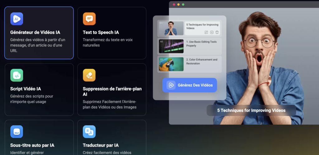 Flexclip, outil de montage vidéo IA