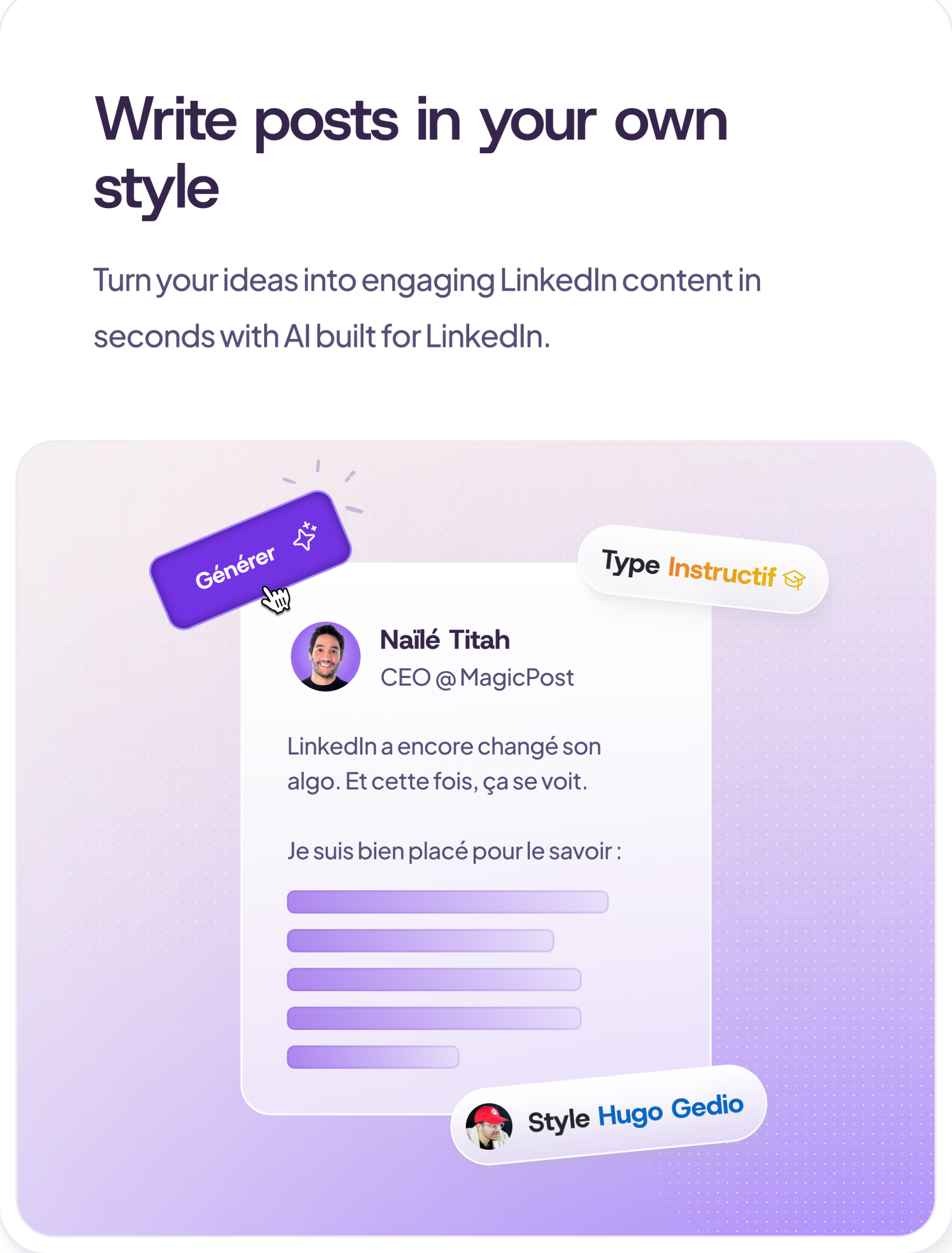 Write-posts-in-your-own-style magic post