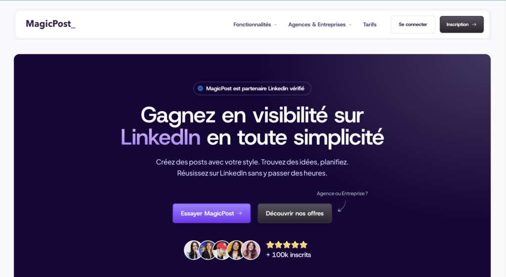 magicpost outil ia linkedin