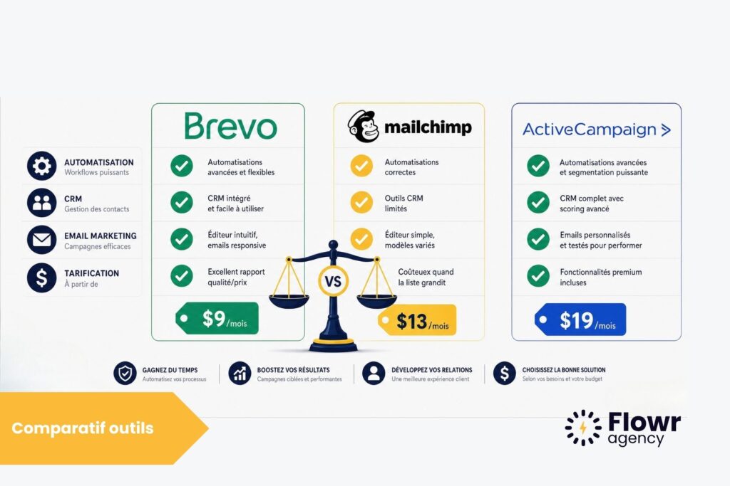 Brevo vs Mailchimp vs ActiveCampaign: which tool to choose