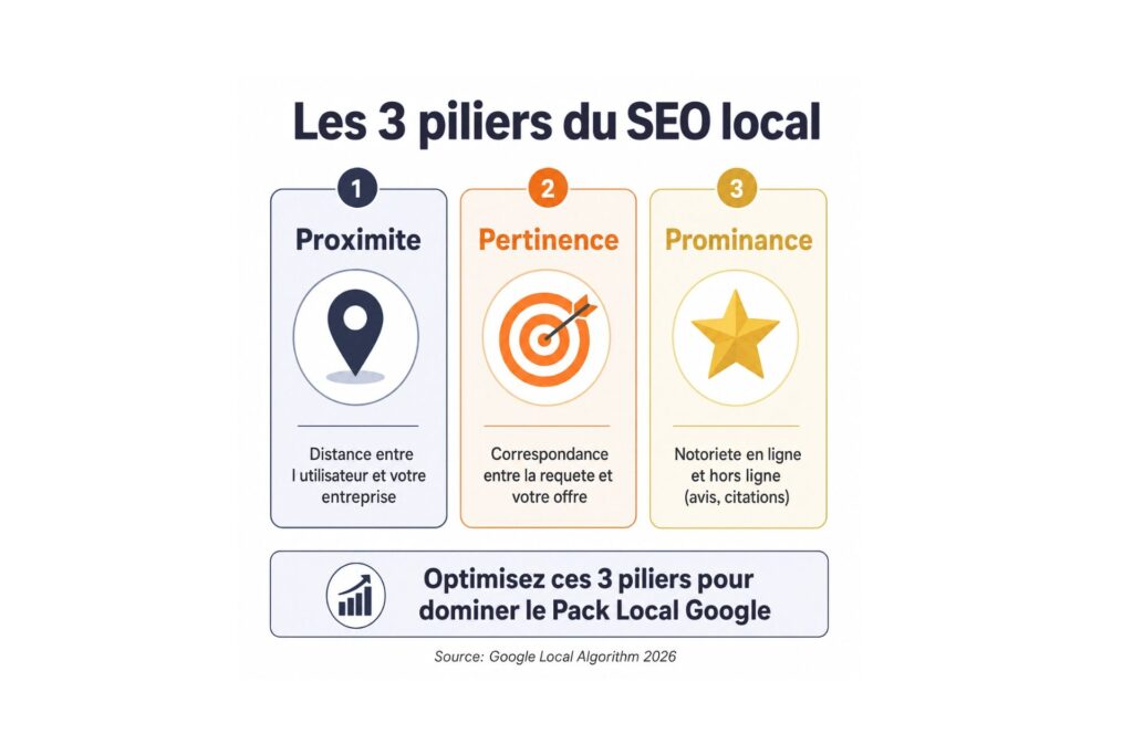 pilliers du seo local