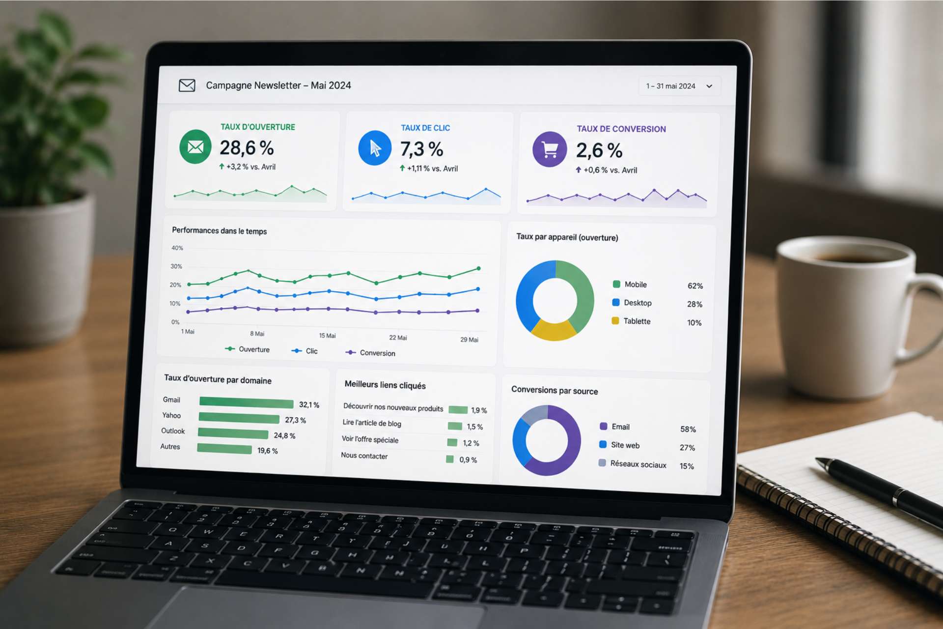 Open rate, click-through rate, conversion rate: how to improve your email marketing KPIs? 4 email open rate